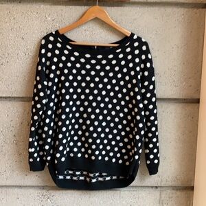 H&M Boxy Fit Polka Dot Sweater